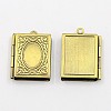 Romantic Valentines Day Ideas for Him with Your Photo Brass Locket Pendants ECF136-2AB-2