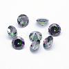 Cubic Zirconia Pointed Back Cabochons ZIRC-M002-8mm-010-1