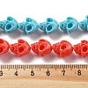 Synthetic Coral Carved Beads Strands CORA-M001-10-M-3