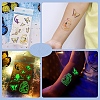 Luminous Removable Temporary Water Proof Tattoos Paper Stickers PW-WG0C2ED-07-1