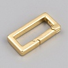 4Pcs Brass Spring Gate Rings FIND-BBC0005-03G-2