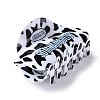 Leopard Print Pattern PVC Claw Hair Clips PHAR-M013-02E-2