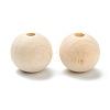 Natural Unfinished Wood Beads WOOD-XCP0001-19F-2