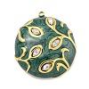 Ion Plating(IP) 304 Stainless Steel Rhinestone Pendants STAS-U007-02C-G-1