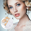 320Pcs 2 Colors EVA Flat Round Invisible Earring Ear Support FIND-SC0001-91-6
