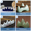 4Pcs 4 Style Mountain Shape Porcelain Calligraphy Brush Holder ODIS-HY0001-01-5