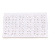 Brass Natural Pearl Stud Earrings PEAR-N020-08G-4