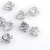 Heart Alloy Charms X-ZIRC-R007-043A-02-1