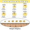 6 Styles Alloy Spacer Beads FIND-CJ0003-50-8