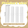 4Pcs Plastic Polymer Clay Texture Roller for Making Earrings DIY-WH0622-471C-2