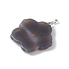 Natural Grey Agate Big Pendants G-B040-01P-04-4