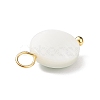 4Pcs 4 Styles Natural Freshwater Shell Pendants PALLOY-JF01873-5