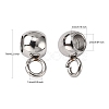 Tarnish Resistant 304 Stainless Steel Tube Bails X-STAS-G075-11P-2