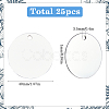25Pcs Aluminum Pendants FIND-SP0002-68A-02-2