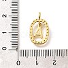 Brass Micro Pave Cubic Zirconia Pendants ZIRC-P123-01G-A01-3