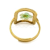 Brass Adjustable Rings for Women RJEW-G265-10G-B01-3