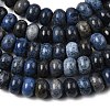 Natural Dumortierite Beads Strands G-A280-A09-02-4
