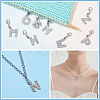 Letter A~Z Pendant Stitch Markers HJEW-AB00329-5