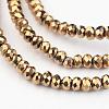 Electroplate Glass Bead Strands EGLA-G014-2mm-FP02-2