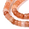 Natural Red Aventurine Beads Strands G-Q606-46A-06-4