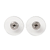 304 Stainless Steel Bullet Clutch Earring Backs STAS-Q189-02-3