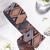 2.5Yards Rhombus Vintage Jacquard Polyester Ribbon OCOR-CY0004-48C-7