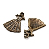 Tibetan Style Alloy Pendants TIBE-T014-32AB-2