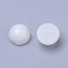 Natural White Jade Cabochons G-R416-6mm-11-2
