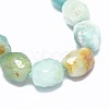Natural Amazonite Beads Strands G-F632-18-2