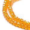 Electroplate Glass Beads Strands EGLA-A034-T2mm-B01-3