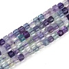 Natural Colorful Fluorite Beads Strands G-P553-E01-02-2