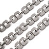 304 Stainless Steel Rectangle Link Chains CHS-Z007-13P-1
