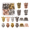 32Pcs 16 Styles Tibetan Style Alloy Beads FIND-FW0001-13-1