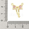 Rack Plating Brass Cubic Zirconia Pendants KK-Z074-71G-02-3