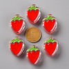 Transparent Enamel Acrylic Beads TACR-S155-003F-3
