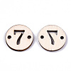 Unfinished Natural Poplar Wood Links Connectors WOOD-S045-138A-7-2