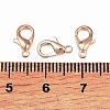 Zinc Alloy Lobster Claw Clasps X-E103-RG-3