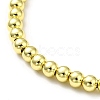 Rack Plating Brass Round Bead Slider Bracelets for Women BJEW-M232-01G-A-3