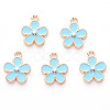 Alloy Enamel Charms ENAM-R059-02-M-RS-2