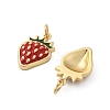 Brass Enamel Pendants KK-L237-029G-01-3