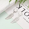 304 Stainless Steel Leverback Earrings X-EJEW-JE04419-4