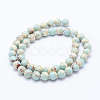 Synthetic Imperial Jasper Beads Strands G-F531-6mm-H03-2