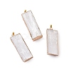 Natural Selenite Big Pendants G-P496-06-2