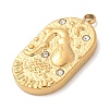 304 Stainless Steel Pendants STAS-F349-03G-01-2