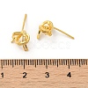 925 Sterling Silver Micro Pave Cubic Zirconia Stud Earing Findings STER-P056-08G-3