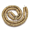 Electroplate Non-magnetic Synthetic Hematite Beads Strands G-T114-88B-G-2