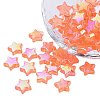 Eco-Friendly Transparent Acrylic Beads TACR-YW0001-01B-1
