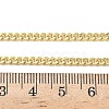 3MM Brass Curb Chain Necklaces LS-NJEW-P339-03G-5
