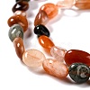 Natural Rutilated Quartz Beads Strands G-G018-06-3