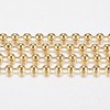 Handmade Ion Plating(IP) 304 Stainless Steel Ball Chains STAS-F136-17G-10m-1